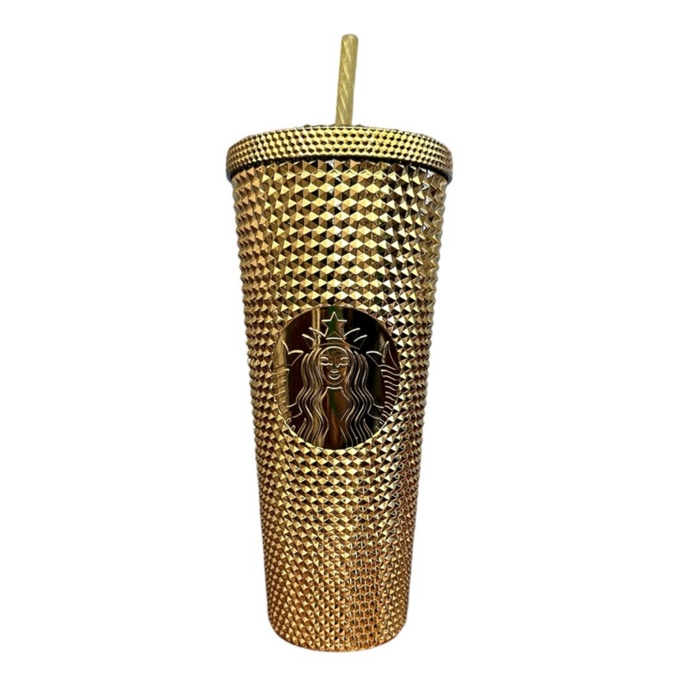Starbucks Gold Textured Tumbler